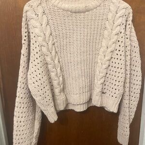 Hollister cable knit S sweaters womens